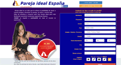 Desktop Screenshot of parejaideal.es
